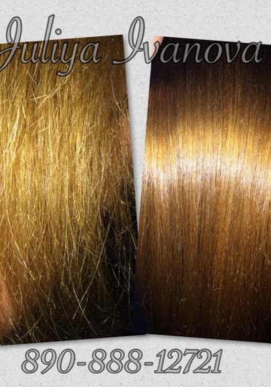 Прическа на свадьбу Полировка волос (Ю20344) - Мастер по кератиновому выпрямлению волос Юлия Иванова...