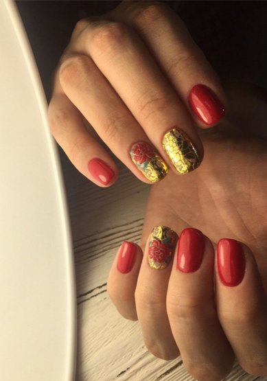 Свадебный маникюр Е20209 - Мастер маникюра Екатерина Алишунина