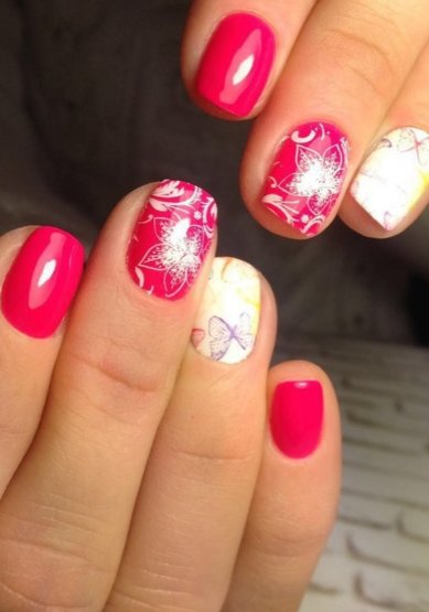 Свадебный маникюр Г20221 - Салон красоты Голд Велл