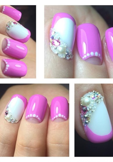 Свадебный маникюр Е20242 - Мастер маникюра Елена Вдовина